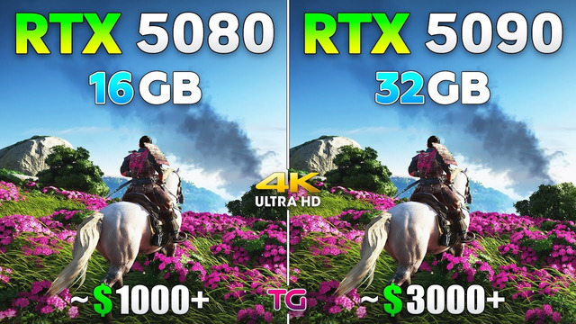 RTX 5080 vs RTX 5090 – Test in 11 Games | 4K