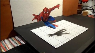 3D иллюстрация Человека-паука