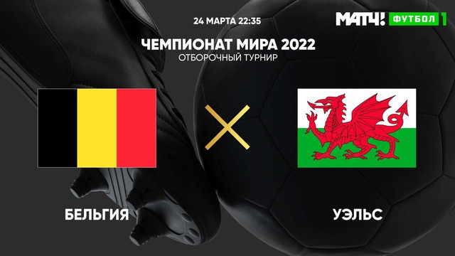 Бельгия – Уэльс | Чемпионат Мира 2022 | Квалификация | 1-й тур