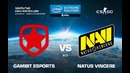 IEM Katowice 2018 – Natus Vincere vs Gambit (Game 1, EU Quals)