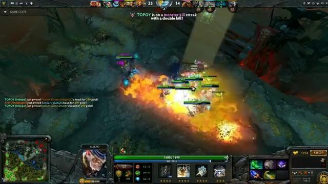 Dota 2 FnaticRC.N0tail Notail Meepo the Geomancer pro gameplay