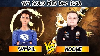 DAC Major 2018. 1v1 SOLO MID – Suma1L- vs No[O]ne (Quater-final)