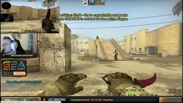 Pasha vs Olofmeister first time in 2016! [500$] Olof POV in backround