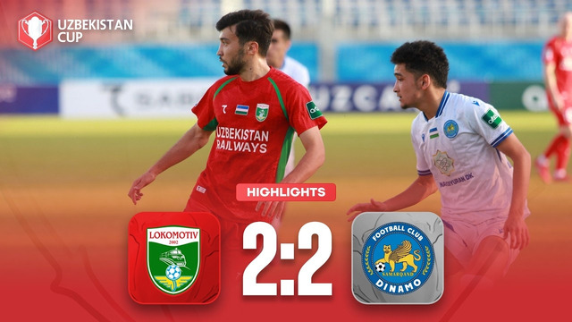 O’zbekiston kubogi 2-tur. Lokomotiv – Dinamo bahsida kiritilgan gollar va xavfli vaziyatlar