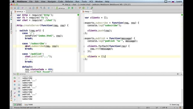 27 – Node.Js] Чaт через long-polling, чтение POST [Илья Кантор