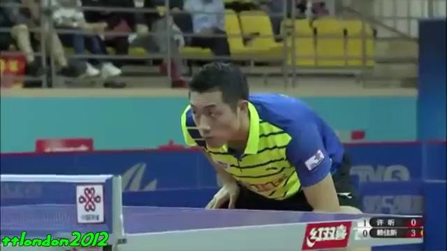 Xu Xin vs Lai Jiaxin (China Super League 2016)