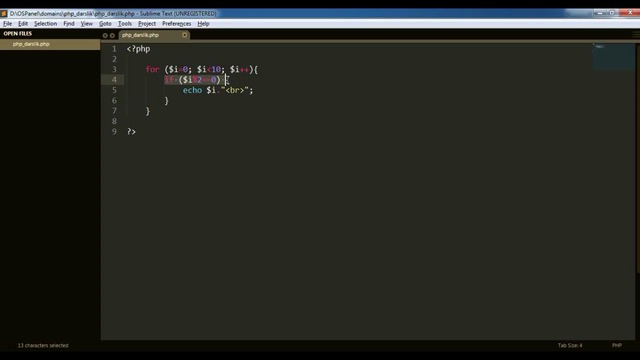 PHP #10 Takrorlanish operatori(for)