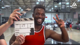Behind The Scenes Of Are You Faster Than Blake Leeper | People Are Awesome