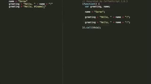 Sorax – 03] Курс по Coffeescript. Типы данных
