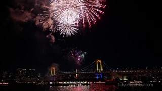 Tokyo Odaiba Rainbow Fireworks