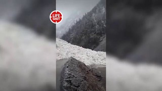 В Дагестане сошла мощная лавина