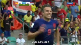 World Cup – 2014. Испания – Голландия 1:1 Гол Ван Перси