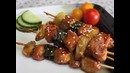 Korean Food: Skewered Chicken (닭 꼬치)