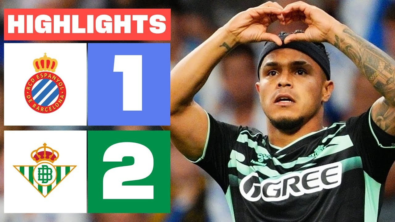 RCD ESPANYOL 1 – 2 REAL BETIS | RESUMEN LALIGA EA SPORTS - Mover.uz