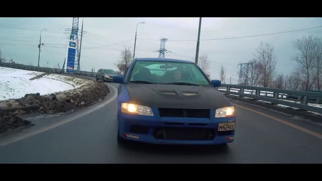 Когда взял EVO 9 и свалил от полиции