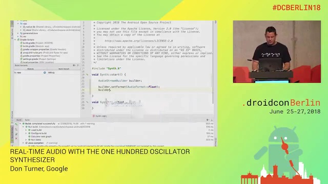 Dcberlin18 108 turner real time audio with the one hundred oscillator synthesiz