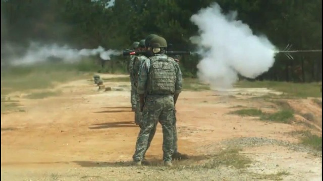 Выстрел из РПГ – Slow Motion – Shot from an RPG – slow motion