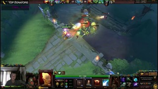 Dota 2 Скиловая игра ХВОСТа на Lina WebCam