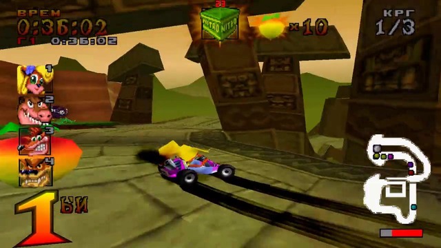 Прохождение PS1: Crash Team Racing – 5 серия
