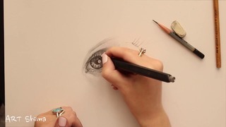 Как РИСОВАТЬ ГЛАЗ ⁄ Учимся РИСОВАТЬ карандашом. Часть 2 – Подробное Рисования Глаза