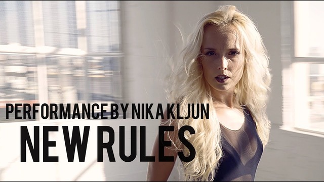 "NEW RULES" by DUA LIPA – performance by @NikaKljun