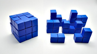 Origami diabolical cube puzzle (jo nakashima)