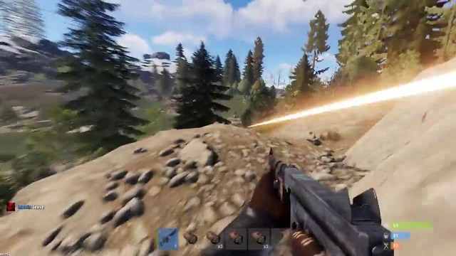 RUST – Убиватор кланов в деле. 1 VS 4 изи Томпсон – это имба