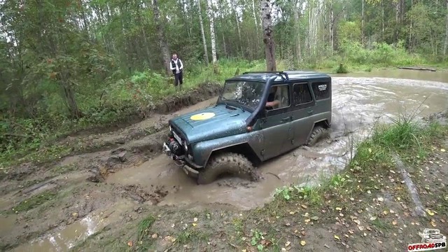 OffroadSPB. Непроходимый брод, оставили машину в лесу, пробуем PINZGAUER6x6