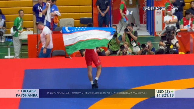 Osiyo o’yinlari: sport kurashlarining birinchi kunida 3 ta medal