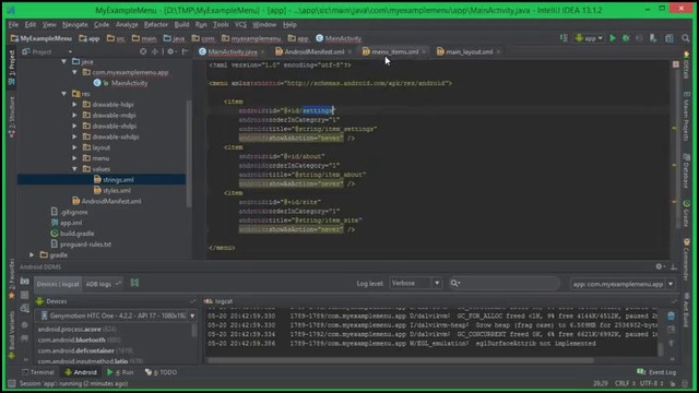 19.Android- Урок 19. Создание Menu