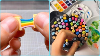 Amazing Art videos! Creative Ideas Talented People #45 Satisfying artsy tik tok compilation 2020
