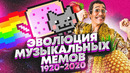 Эволюция музыкальных мемов с 1980 по 2020