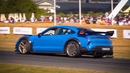 Porsche Taycan Turbo GT MR going very fast at Goodwood FOS 2026