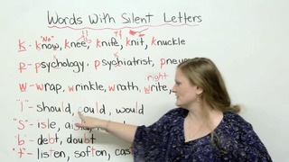 Spelling & Pronunciation – Words with Silent Letters
