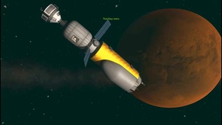 KSP Mission to Mars in Real Solar System