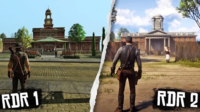 [Easter Eggs] Нью Остин в 1906 и 1911 Годах Сравнение Локаций в RDR1 и RDR2