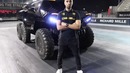 Дрэг-гонка. Шестиколесный внедорожник и суперкар Mercedes-AMG