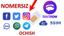 Nomersiz telegram ochish, Vertual raqamlar