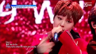 PRODUCE X 101 – Yes Or No (Zico cover) Position Battle
