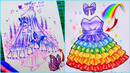 Artist Draws Amazing Dresses! Creative ideas for Fashion clothing illustrations! Fashion design! Art