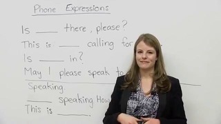 Speaking English – How to answer the phone