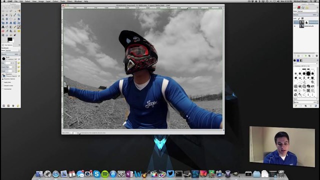 Learn GIMP Tutorial – Day 8 – Layer Mask in Gimp – YouTube