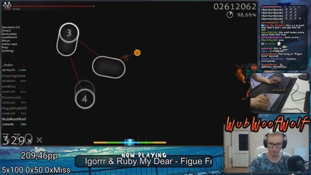 Osu! – somebody is in pain