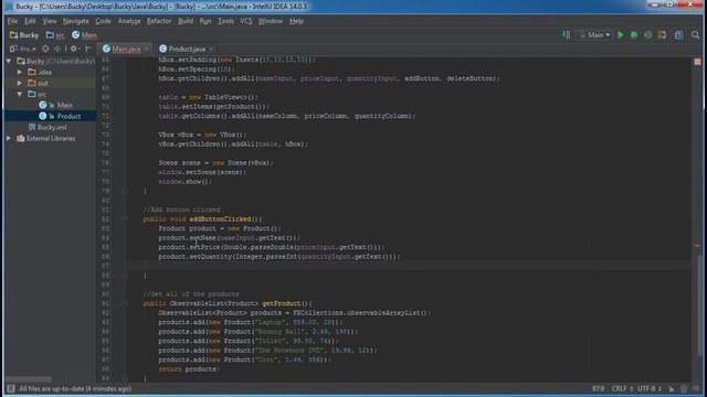 JavaFX Java GUI Tutorial – 20 – Adding and Deleting TableView Rows