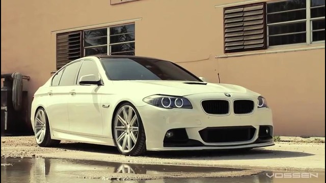 Vossen BMW F10 5 Series 550i on 20 quot VVS CV4 Concave Wheels Rims (HD)