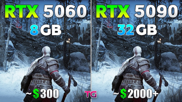 RTX 5060 vs RTX 5090 – How Big is the Difference