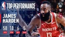 James Harden GOES OFF For 58 Points Against Brooklyn | January 16, 2019