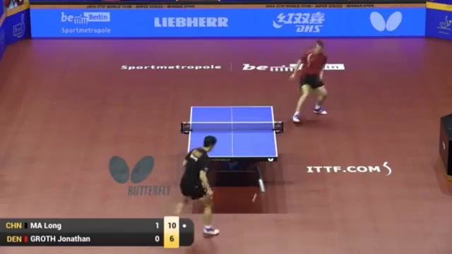 German Open 2016 Highlights- MA Long vs GROTH Jonathan (R32)