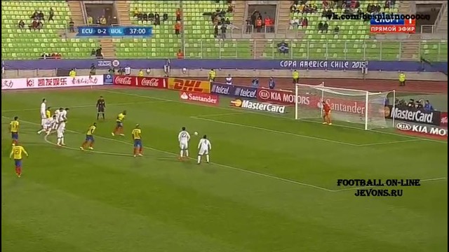 Эквадор – Боливия 2:3 – Copa America 2015