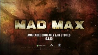 Gamescom 2015. Mad Max [трейлер